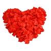 Kırmızı 1000 Gül Yaprağı 8 Adet Kalp Mum