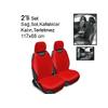 Kolay Takılabilen Oto Atlet Koltuk Kılıfı 2li Set (Kırmızı)
