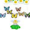 Pilli Hareketli Dönen Kelebek Kedi Oyuncağı Catch Butterfly