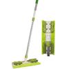 Teleskobik Cam Yer Tavan Silme - İstediğin Bezi Tak Kullan - 4 Mandallı -Yedek Bezli Mop Seti