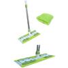 Teleskobik Cam Yer Tavan Silme - İstediğin Bezi Tak Kullan - 4 Mandallı -Yedek Bezli Mop Seti