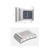 4 Lü Metal Modern Solar Duvar Lamba Dekorasyon Aydınlatma Aplik 6 ledli Güneş Enerji Işığı