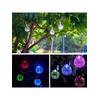 4 Lü Sarkıt Günerş Enerjili RGB Solar Bahçe Aydınlatması Ampül Görünümlü