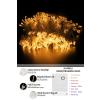 8 Fonksiyonlu 2.5 X 2.5 Metre Perde Led 12 Saçaklı 180 Ledli Kablolu Fişli