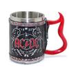 AC/DC Detaylı Çelik kupa