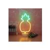 Ananas Model Neon Led Işıklı Masa Lambası Dekoratif Aydınlatma Gece Lambası