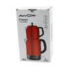 AWOX FRESCO ( KIRMIZI )( ELEKTRİKLİ ) ÇAY MAKİNESİ ( ÇAYCI SET ) ( 1.7LT SU ISITICI + 1.2LT DEMLİK ) ( PASLANMAZ ÇELİK GÖVDE ) ( 2200W )*4