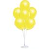 Balon Standı ve 10 Adet Sedefli Metalik Sarı Balon Seti