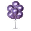 Balon Standı ve 7 Adet Lila Renk Krom Balon Seti