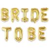 Bekarlığa Veda Partisi Bride To Be Folyo Balon Altın Renk 35 cm