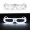 Beyaz LED Işıklı Parti Gözlüğü 3 Modlu – Glow & Gece Eğlence Gözlüğü