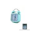 BGC-56 KARE MASA ÇALAR SAAT ( PLASTİK KASA RENKLİ & DESENLİ ) ( PİLLİ & IŞIKLI ) 8CM*100