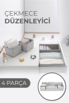 Çekmece Düzenleme Kutu Seti Organizer 4lü Set