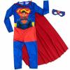 Çocuk Superman Kostümü - Pelerinli ve Maskeli Superman Kostüm 9-10 Yaş