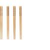 Desenli Organik Bambu Çin Çubuğu Chop Sticks 10 Çift