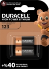 Duracell Lityum CR123A Pil 2'li