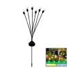 EMKA MAX-5472 ( 2PCS ) ( 6LI TOPLU YAYLI ) (ATEŞ BÖCEĞİ ÇİÇEK) (SOLAR LED) BAHÇE ÇİT& YOL AYDINLATMA (METAL ÇUBUKLU) (66CM)*60