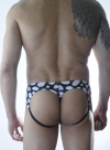 Erkek Desenli Jockstrap Fantezi İç Giyim