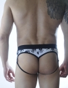 Erkek El Desenli Fantezi Jockstrap