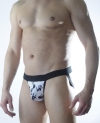 Erkek El Desenli Jockstrap Fantezi Giyim