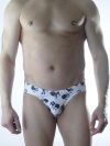 Erkek El Desenli Jockstrap Fantezi İç Giyim