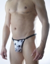 Erkek El Desenli Metalli Tanga