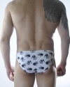 Erkek El Desenli Slip İç Çamaşırı