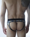 Erkek Fantezi Zar Desenli Jockstrap