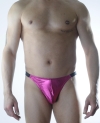 Erkek Fuşya Lame Brazillian Slip İç Giyim