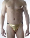 Erkek Gold Lame Brazillian Slip İç Çamaşırı