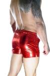 Erkek Kırmızı Lame Short