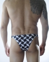 Erkek Küp Desenli Brazillian Slip