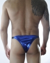 Erkek Mavi Lame Brazillian Slip iç Çamaşırı