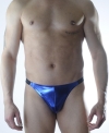 Erkek Mavi Lame Brazillian Slip iç Çamaşırı