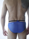 Erkek Mavi Tül Fantezi Slip İç Çamaşırı
