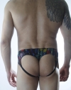 Erkek Renkli Fantezi Jockstrap İç Giyim