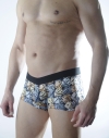 Erkek Zar Desenli Boxer