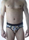 Erkek Zar Desenli Fantezi Jockstrap