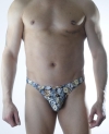 Erkek Zar Desenli Tanga İç Çamaşırı
