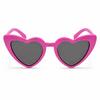 Fuşya Pembe Retro Kalp Gözlük – 80’ler 90’lar Stil Parti Gözlüğü