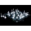 Glass Chess Cam Satranç Takımı (25 cm x 25 cm)