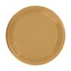 Gold Plastik Tabak 22 cm 25li