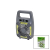 GOLD SİLVER GS-265 (2İN1=MİNİ FAN & FENER) (USB ŞARJ) (2 KADEME HIZ) (LAMBA=4 FONKSİYON & 10W) (SU GEÇİRMEZ)(TAŞIMA KULP) MİNİ VANTİLATÖR*80