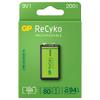 GP ReCyko 9V 200mAh Şarj Edilebilir Pil