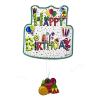 Happy Birthday Yazılı Asmalı 3D Doğum Günü Süslemesi