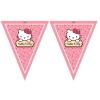 Hello Kitty Temalı Üçgen Bayrak Flama Süsleme 3.2 Metre