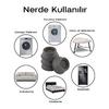 İBİCO ( 4PCS ) ( BÜYÜK ) ( ANTRASİT GRİ ) ÇAMAŞIR MAKİNE TİTREŞİM ÖNLEYİCİ AYAK*24X7