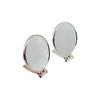 İBİCO İ15-019 -950-2 ( YUVARLAK ) ( 6"= ÇAP:15CM ) MAKYAJ AYNASI ( ÇİFT TARAFLI ) ( BRONZ & GÜMÜŞ PLS.ÇERÇEVE ) ( KATLANIR AYAKLI )*72