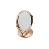 İBİCO İ15-024 -940-3 (LUX) (YUVARLAK) (7"= ÇAP:17.5CM) MAKYAJ AYNASI (ÇİFT TARAFLI) (BRONZ & GÜMÜŞ PLS.ÇERÇEVE) (SABİT AYAK)*48