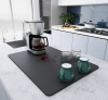 Kahve Makinesi Altlığı Su Emici Kaymaz Taban Tezgah Koruyucu Kurulama Matı
